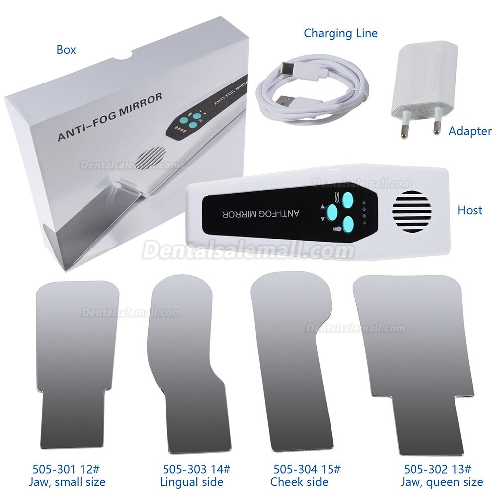 HILAYA Dental Anti-fog Mirror Photography Reflector with 4 Mirrors